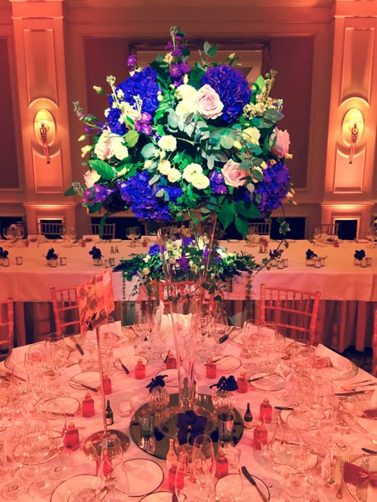Four Seasons Hampshire event uplighting, pinspotting and wedding lighting design