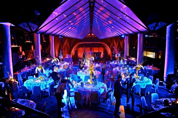 Quaglinos london wedding event party lighting design - uplighting and pinspotting