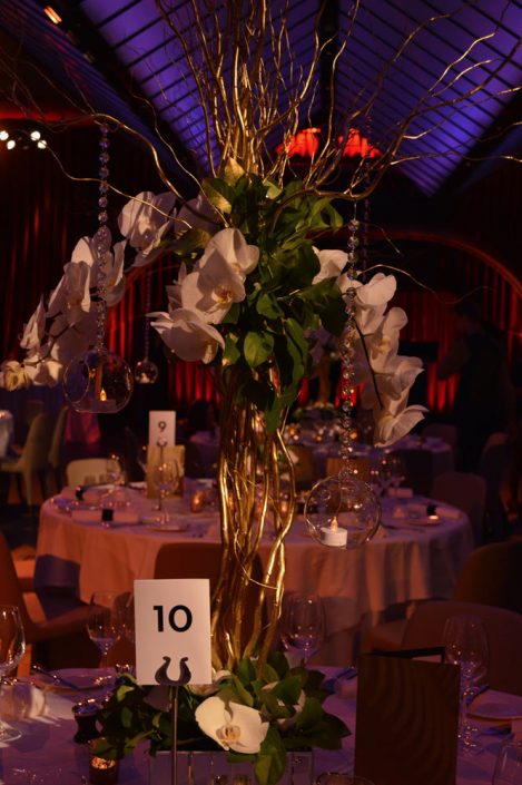 Quaglinos london wedding event party lighting design - uplighting and pinspotting