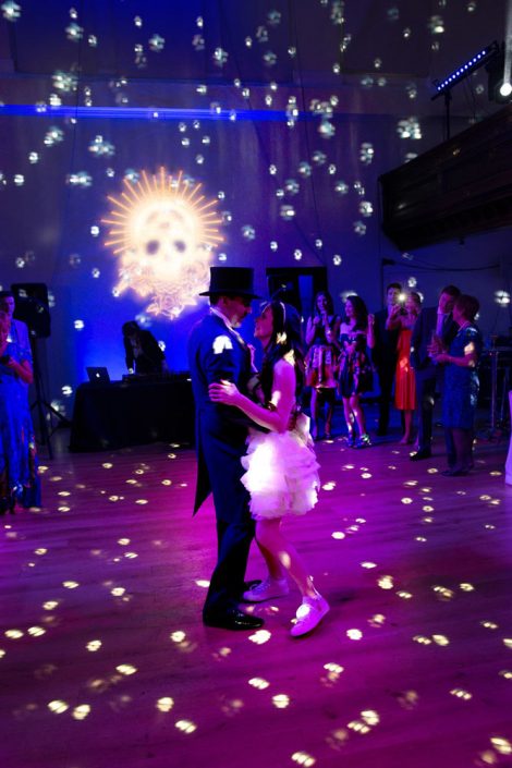The Amadeus London wedding event lighting