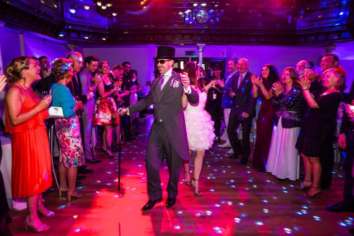 The Amadeus London wedding event lighting