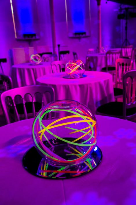 The Amadeus London wedding event lighting