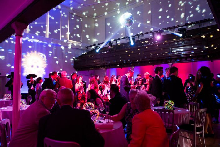 The Amadeus London wedding event lighting