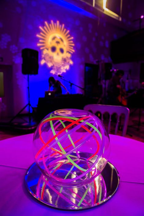 The Amadeus London wedding event lighting