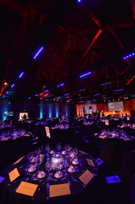 The Brewery London romantic wedding event lighting
