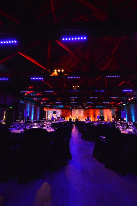 The Brewery porter tun - event, wedding and corporate lighting design