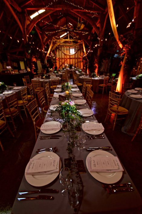 Alpheton Hall Barn wedding party lighting, festoon, fairylights, candles, draping