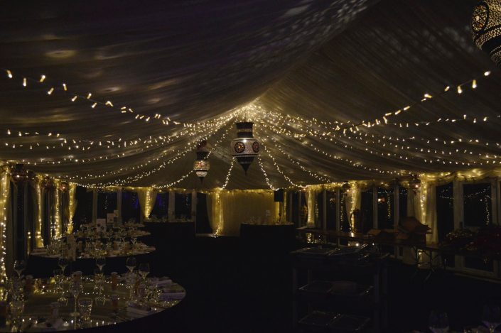 The Crazy Bear Stadhampton - wedding party event stage lighting - dancefloor show