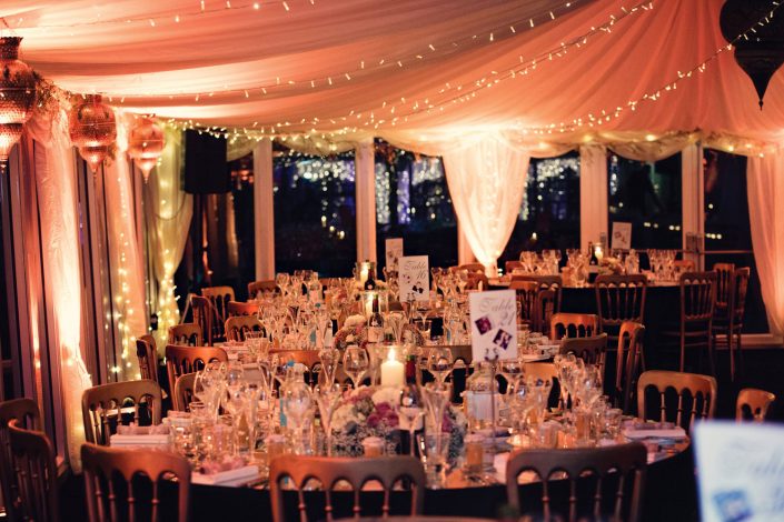 The Crazy Bear Stadhampton - wedding party event stage lighting - dancefloor show