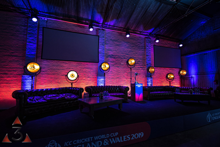 MC Motors Castle Gibson event corporate party lighting design