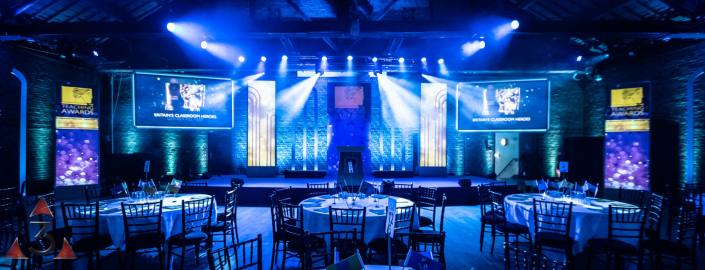 The brewery Porter Tun - wedding event corporate party lighting design