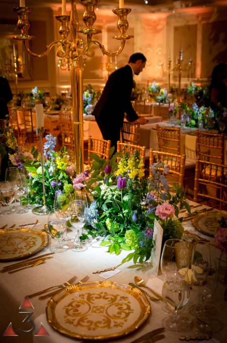 Four Seasons Hampshire wedding lighting ballroom party dinner design