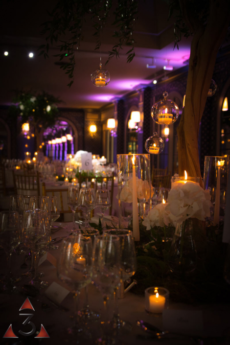 Wedding event corporate party lighting design
