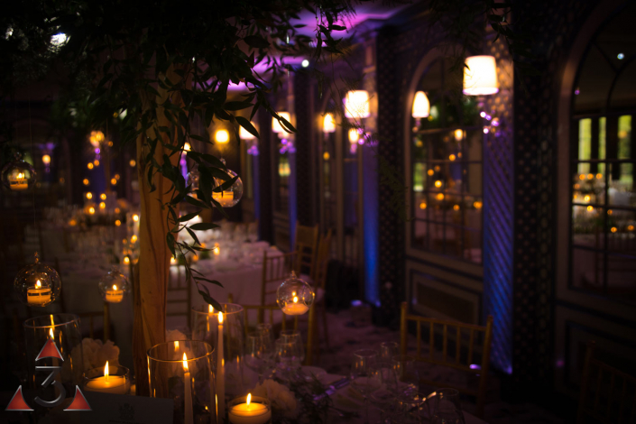 Wedding event corporate party lighting design