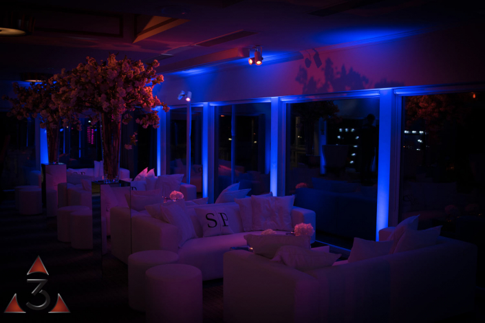 Wedding event corporate party lighting design