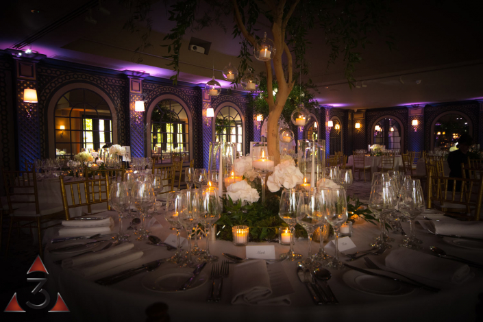 Wedding event corporate party lighting design