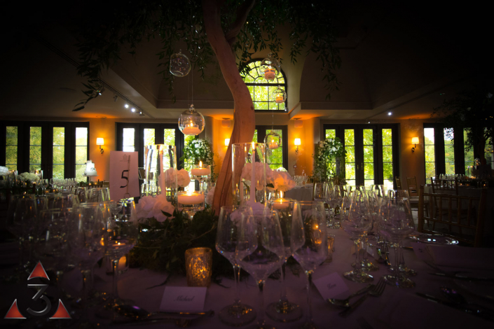 Wedding event corporate party lighting design