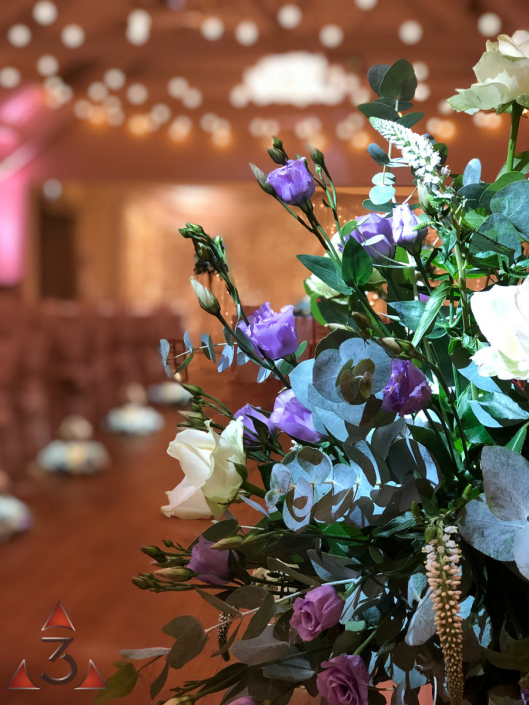 Stoke Place Hotel - wedding lighting ballroom party dinner design